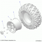 RZR Wheels, rear - z20ase99ah  /  lh  /  bh (c701009-2...