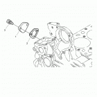 RANGER 902D EU/TRACTOR Engine, rear gearcase cover - r20rred4f1  /  n1  /...