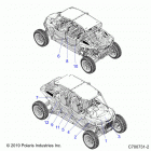 RZR XP 4 TURBO S VELOCITY Body, decals graphics - z20p4e92ac  /  bc  /  f92a...