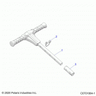 RZR 570 3PC Body, grab bar, passenger - z20cha57k2 (c0701804-1...