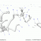 RZR XP TURBO 3PC Engine, waterpump and bypass - z20nae92kl (c701001...