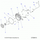 RANGER 902D EU/TRACTOR Engine, adapter, bellhousing and crank sensor - r2...