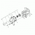 RANGER 902D EU/TRACTOR Engine, water pump - r20rred4f1  /  n1  /  sd4c1 (...