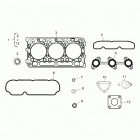 RANGER 902D EU/TRACTOR Engine, upper gasket kit [option] - r20rred4f1  / ...