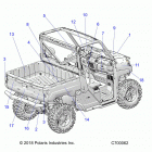 RANGER 1000XP PS Body, decals - r20rre99aa  /  af  /  ap  /  ax  / ...