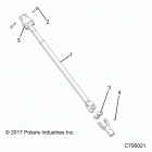 RANGER 1000XP EPS EU/TR/ZUG Drive train, rear prop shaft - r20rre99j1 (c700021...