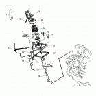 RANGER 902D EU/TRACTOR Engine, speed control plate - r20rred4f1  /  n1  /...