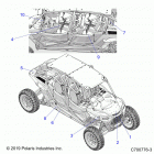 RZR XP 4 TURBO S Body, decals common - z20p4l92lg  /  g92lg (c70077...