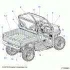 RANGER 1000XP  NSTR UL Body, decals - r20rry99a9  /  aa  /  af  /  ap  / ...