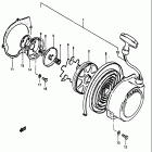 ALT125 1983-1984 Recoil starter (model d)