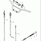 ALT125 1983-1984 Руль -тросы