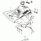 LT125 1983-1984 Front fender (model d)