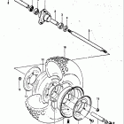 ALT125 1983-1984 Front wheel (model d)