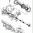 LT125 1983-1984 Rear wheel (model e)