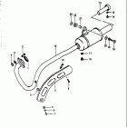 ALT125 1983-1984 Глушитель