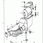 ALT125 1983-1984 Воздухозаборник