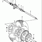 ALT125 1983-1984 Front wheel (model e)