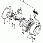 LT125 1983-1984 Recoil starter (l:51.5)