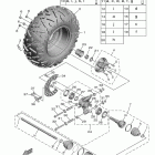 WOLVERINE X2 EPS (YXE85WPBLL) Заднее колесо 2