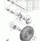 WOLVERINE X2 EPS (YXE85WPBLL) Переднее колесо