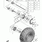 WOLVERINE X2 EPS (YXE85WPBLL) Переднее колесо