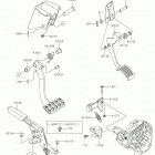 TERYX Brake pedal  /  throttle lever