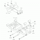MULE 4000 Крепление двигателя