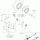 MULE PRO-MX Rear hubs  /  brakes