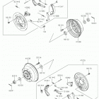 MULE SX Rear hubs  /  brakes