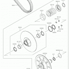 MULE PRO-FX EPS Driven converter  /  drive belt