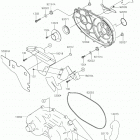 MULE 4010 TRANS4x4 Крышка вариатора