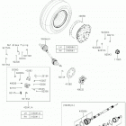 MULE PRO-MX EPS LE Rear hubs  /  brakes