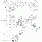 MULE PRO-FXT RANCH EDITION Brake pedal  /  throttle lever