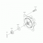 MULE PRO-DX EPS DIESEL Rear hubs  /  brakes