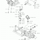 MULE PRO-FXR Крепление двигателя