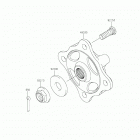 TERYX4 LE Front hubs  /  brakes