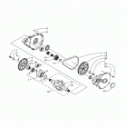 SNOSCOOT ES (SXR2NELY/SXR2NELL) Привод трака 1