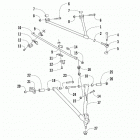RIOT 8000 ES 146 (1.6) CHARCOAL [S2021RTHLXUSB] A-arm and sway bar assembly [107665]