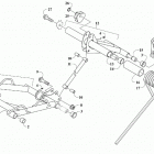 BLAST 4000 LT RED [S2021JABUTUSR] Rear suspension arm assemblies [108830]