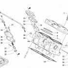 M 8000 MOUNTAIN CAT 162 BLACK [S2019M8HDEUSB] Cylinder and head assembly [106996]