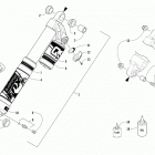 M 9000 KING CAT 162 BLACK [S2019M9XKCUSB] Rear suspension rear arm shock absorber [105145]