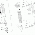 M 8000 HARDCORE ALPHA ONE 154 (2.6) RED SK [S2021MHHK1USR] Front suspension shock absorber assembly [108326]