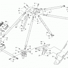 BLAST 4000 M LTD RED [S2021JABA1USR] Steering support assembly [108685]