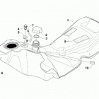 M 8000 HARDCORE ALPHA ONE 154 (2.6) RED SK [S2021MHHK1USR] Gas tank assembly [107063]