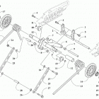 ZR 6000 R XC GREEN [S2019ACDCCUSG] Rear suspension rear arm assembly [107453]
