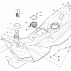 ZR 9000 LTD 137 iACT GREEN [S2019ZXXQSUSG] Gas tank assembly [106591]