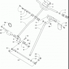 ZR 200 ES LIME SK (S2021ZRAKCUSX) Steering post and tie rod assembly [108174]
