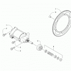 PANTERA 6000 ES 146 BLACK [S2019PTDTOUSB] Starter motor assembly [103776]