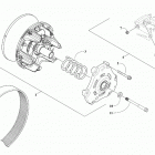 M 8000 HARDCORE ALPHA ONE ES 154 (2.6) RED [S2021MHHAEUSR] Drive clutch [108143]