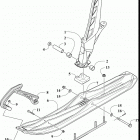 ZR 9000 THUNDERCAT 137 GREEN [S2021ZXXTCUSG] Ski and spindle assembly [108799]